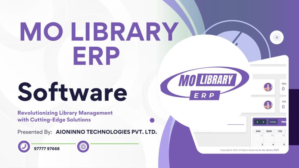 Library management ERP in India